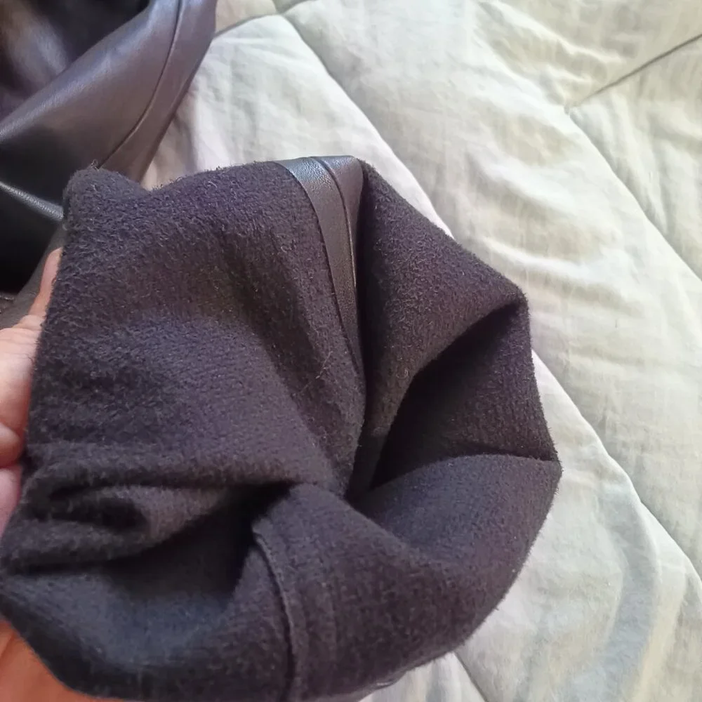 Zara Pleather Pant 4 - Picture 3 of 7